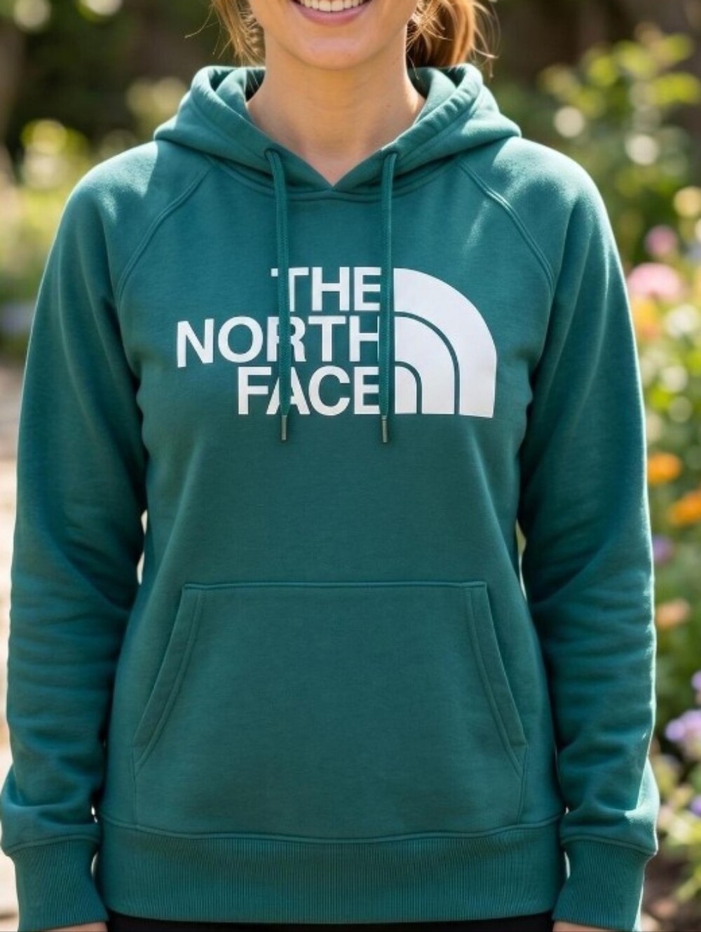 The North Face-Pullover Hoodie (Teal 💙💚)-M